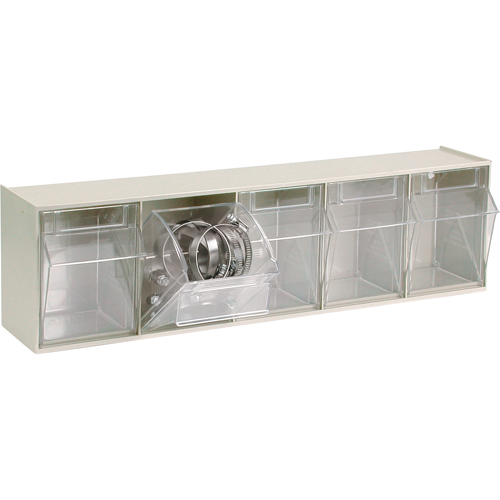 Syst&egrave;me de casiers modulaires Tip-Out, 23-5/8" la x 5-1/4" p x 6-1/2" h, 5 tiroirs M & M Nord Ouest Inc