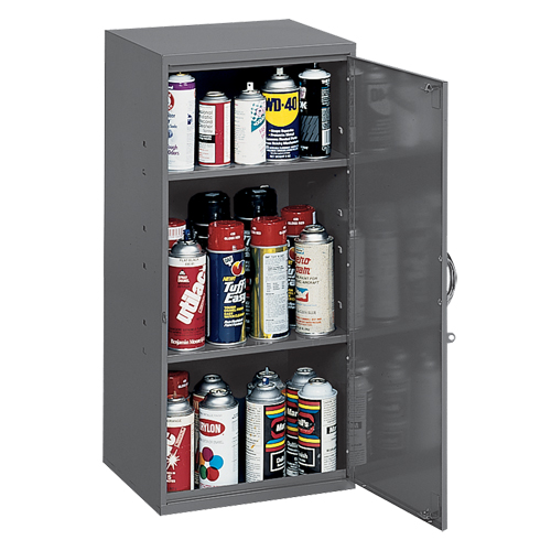 Armoires utilitaires, Acier, 2 Tablettes, 30" h x 13-3/4" la x 12-3/4" P, Gris M & M Nord Ouest Inc