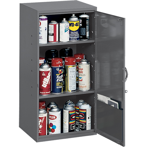 Utility Cabinet, Steel, 2 Shelves, 32-3/4" H x 19-7/8" W x 14-1/4" D, Grey M & M Nord Ouest Inc