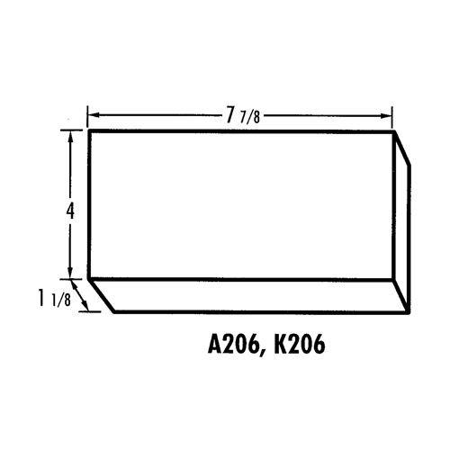 Boîte &agrave; compartiments K-Resin, Plastique, 4" la x 8" p, 1-3/16" h, Transparent M & M Nord Ouest Inc