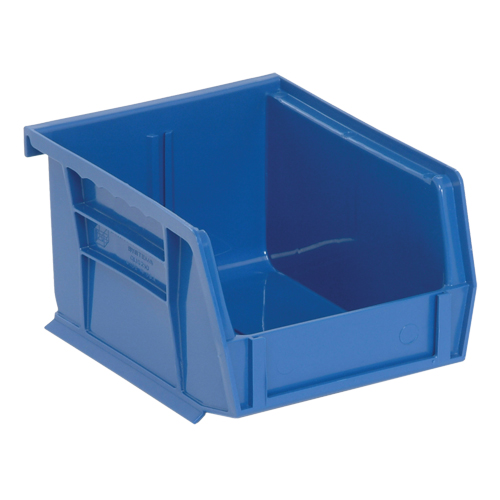 Ultra Stack & Hang Bin, 4-1/8" W x 3" H x 5-3/8" D, Blue M & M Nord Ouest Inc