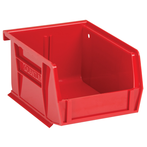 Bacs ultra empilable & suspendable, 4-1/8" la, 3" h x 5-3/8" p, Rouge M & M Nord Ouest Inc
