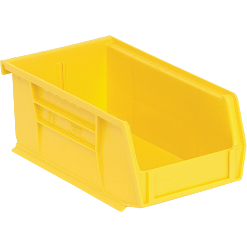 Ultra Stack & Hang Bin, 4-1/8" W x 3" H x 7-3/8" D, Yellow M & M Nord Ouest Inc