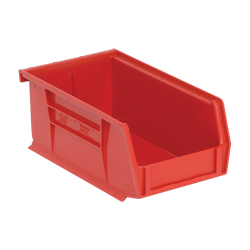 Bacs ultra empilable & suspendable, 4-1/8" la, 3" h x 7-3/8" p, Rouge M & M Nord Ouest Inc