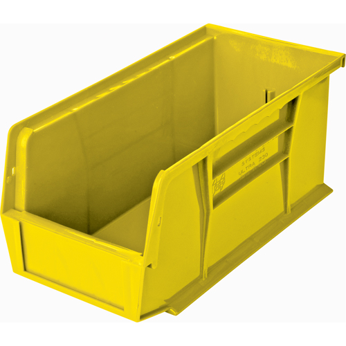 Ultra Stack & Hang Bin, 5-1/2" W x 5" H x 10-7/8" D, Yellow M & M Nord Ouest Inc