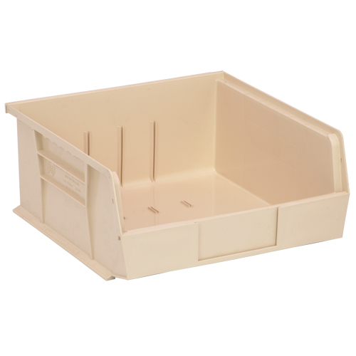 Bacs ultra empilable & suspendable, 11" la, 5" h x 10-7/8" p, Ivoire M & M Nord Ouest Inc