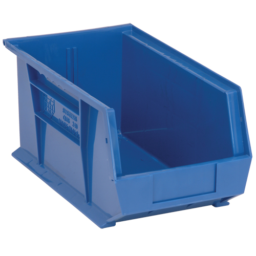 Ultra Stack & Hang Bin, 8-1/4" W x 7" H x 14-3/4" D, Blue M & M Nord Ouest Inc