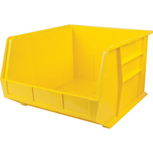Bacs ultra empilable & suspendable, 16-1/2" la, 11" h x 18" p, Jaune M & M Nord Ouest Inc
