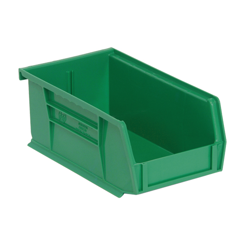 Ultra Stack & Hang Bin, 4-1/8" W x 3" H x 7-3/8" D, Green M & M Nord Ouest Inc