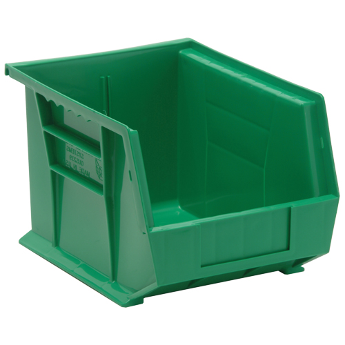 Bacs ultra empilable & suspendable, 8-1/4" la, 7" h x 10-3/4" p, Vert M & M Nord Ouest Inc
