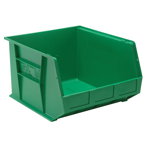 Bacs ultra empilable & suspendable, 16-1/2" la, 11" h x 18" p, Vert M & M Nord Ouest Inc