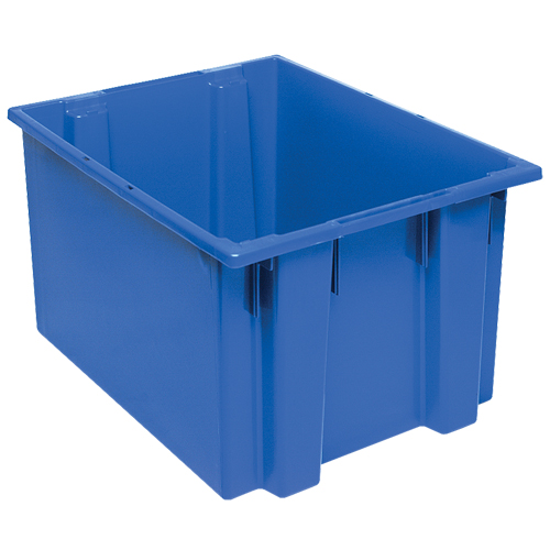 Contenants Stack & Nest, 13" x 23,5" x 19,5", Bleu M & M Nord Ouest Inc
