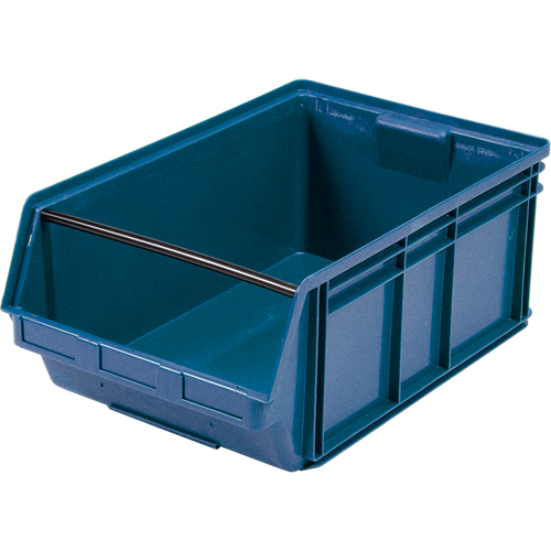 Contenants g&eacute;ants empilables, 18,375" la x 29" p x 11,875" h, Bleu M & M Nord Ouest Inc