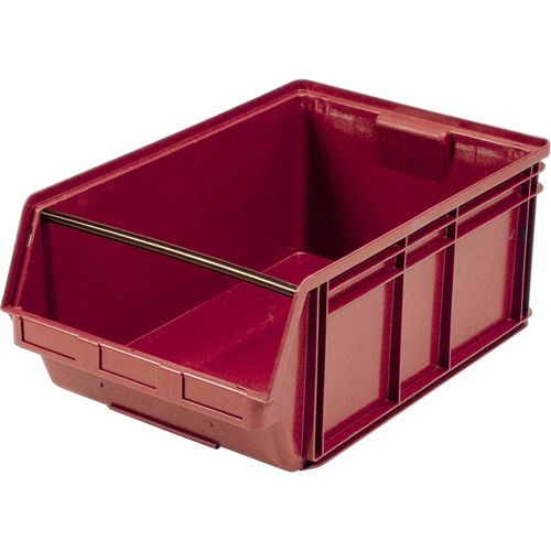 Giant Stacking Containers, 18.375" W x 29" D x 11.875" H, Red M & M Nord Ouest Inc