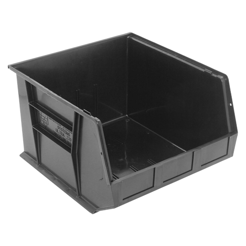 Bacs ultra empilable & suspendable, 16-1/2" la, 11" h x 18" p, Noir M & M Nord Ouest Inc