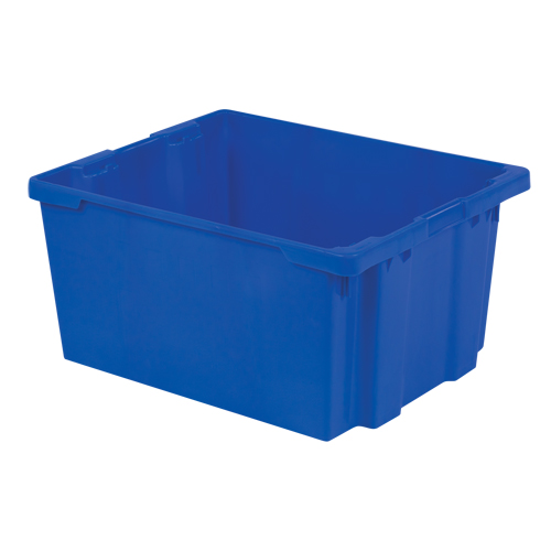 Contenants Stack-N-Nest Polylewton, 15,1" x 30,1" x 24", Bleu M & M Nord Ouest Inc