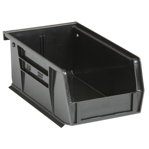 Bacs ultra empilable & suspendable, 4-1/8" la, 3" h x 7-3/8" p, Noir M & M Nord Ouest Inc