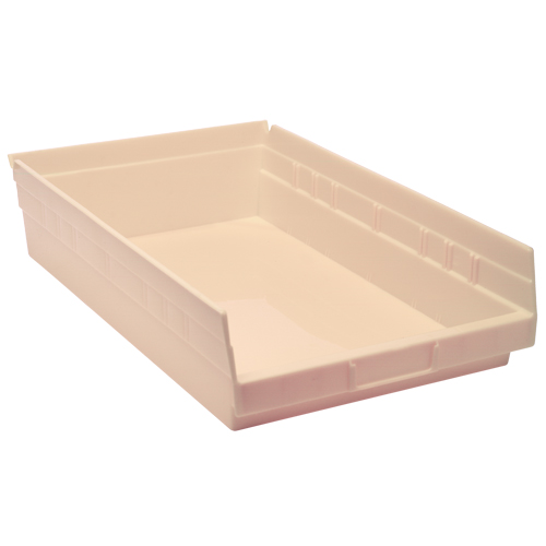 Bac pour &eacute;tag&egrave;re &eacute;conomique, 11-1/8" la, 4" h x 17-7/8" p, Ivoire M & M Nord Ouest Inc