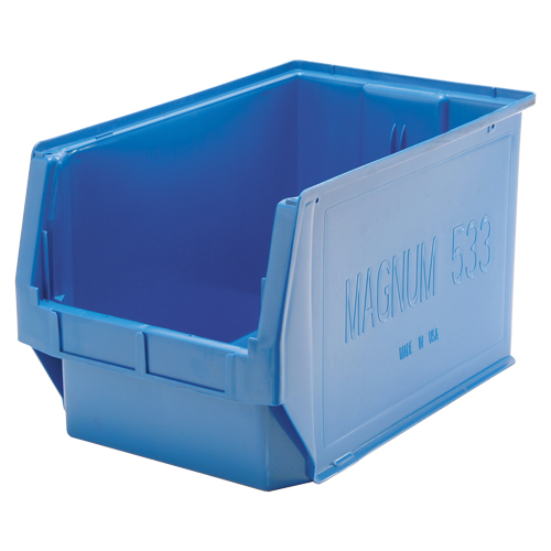 Bac MAGNUM, 11-7/8" ha x 12-3/8" la x 19-3/4" p, Capacit&eacute; de 150 lb, Noir M & M Nord Ouest Inc
