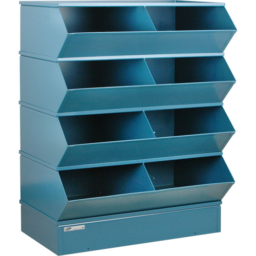 Syst&egrave;mes sectionnels &agrave; assembler, Cap. 5000 lb, 37" la x 24" p x 44" h, Bleu M & M Nord Ouest Inc