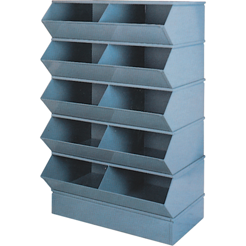 Syst&egrave;mes sectionnels &agrave; assembler, Cap. 5000 lb, 37" la x 24" p x 55" h, Bleu M & M Nord Ouest Inc