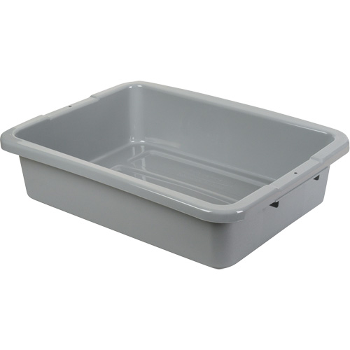 Boîtes utilitaires - Gris, 5" ha x 15" p x 20" lo, Plastique, Gris M & M Nord Ouest Inc