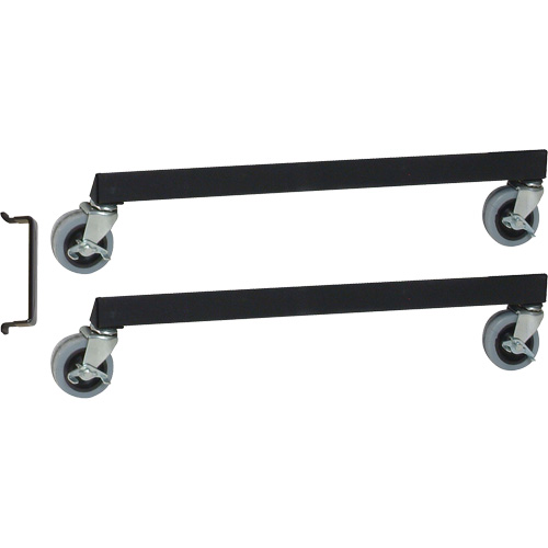 Ensemble mobile de support sur pied pour casiers de rangement &agrave; emboîtement M & M Nord Ouest Inc