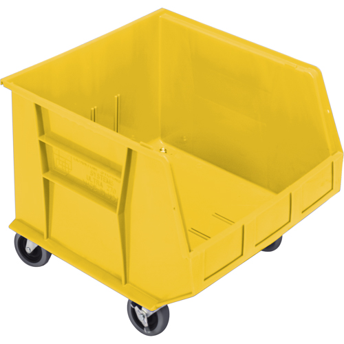 Bac mobile, 14" ha x 16-1/2" la x 18" p, Capacit&eacute; de 75 lb, Jaune M & M Nord Ouest Inc