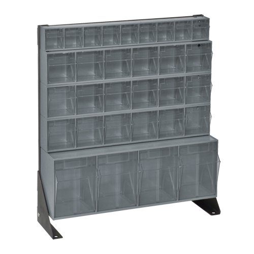 Support pour bacs basculants, 23-5/8" la x 8" p x 28" h, 31 tiroirs M & M Nord Ouest Inc