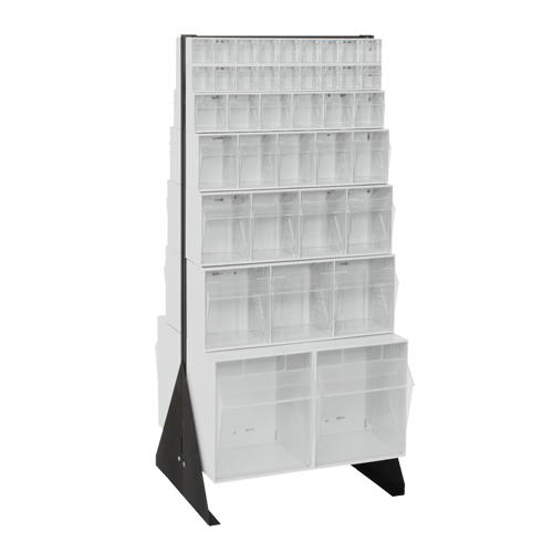 Support pour bacs basculants, 23-5/8" la x 16" p x 52" h, 76 tiroirs M & M Nord Ouest Inc