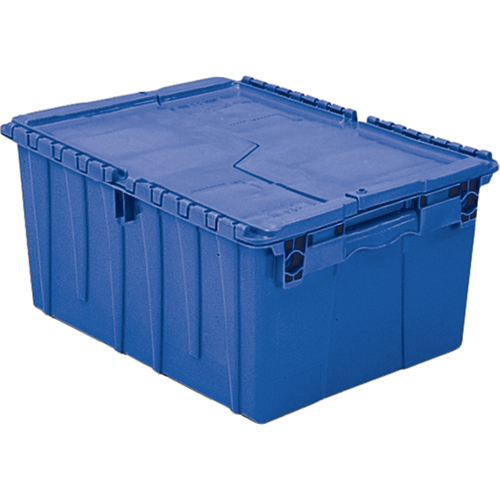 Contenants de distribution Flipak en plastique poly&eacute;thyl&egrave;ne (PE), 11,8" x 9,8" x 7,7", Bleu M & M Nord Ouest Inc