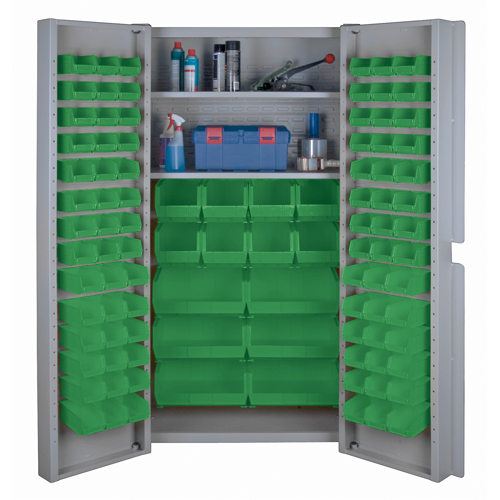 Armoires &agrave; combinaison &agrave; portes creuses, 38" la x 24" p x 72" h, Gris M & M Nord Ouest Inc
