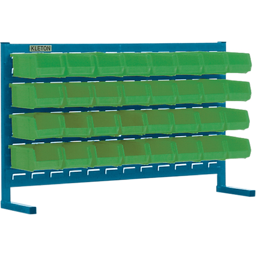 Rayonnage &agrave; persienne avec bacs, 32 bacs, 36" la x 8-1/4" p x 22" h M & M Nord Ouest Inc