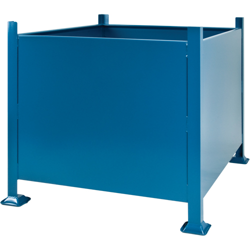 Contenants de vrac empilables, 30" ha x 34,5" la x 40,5" p, Capacit&eacute; de 3500 lb M & M Nord Ouest Inc