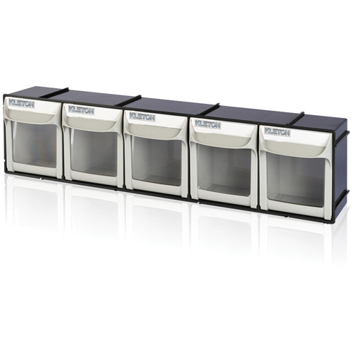 Bac basculant robuste, 23-1/2" la x 4" p x 5-7/8" h, 5 tiroirs M & M Nord Ouest Inc