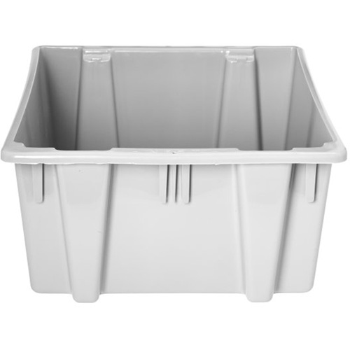 Stack & Nest Palletote Box, 13" x 15.5" x 19.5", Grey M & M Nord Ouest Inc