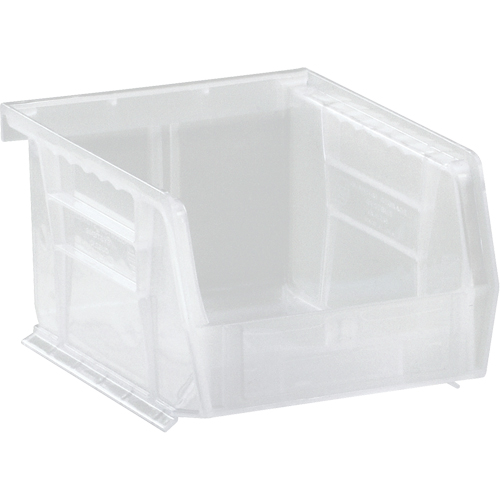 Clear-View Ultra Stack & Hang Bin, 4-1/8" W x 3" H x 5-3/8" D, Clear M & M Nord Ouest Inc