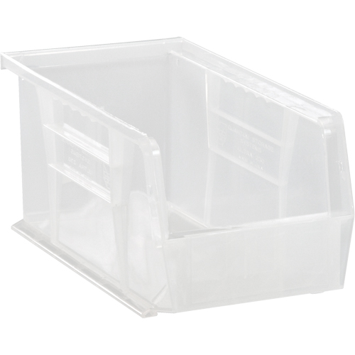 Clear-View Ultra Stack & Hang Bin, 4-1/8" W x 4" H x 10-7/8" D, Clear M & M Nord Ouest Inc