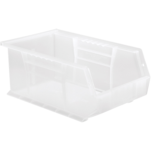 Bac transparent ultra empilable & suspendable, 8-1/4" la, 6" h x 13-5/8" p, Transparent M & M Nord Ouest Inc