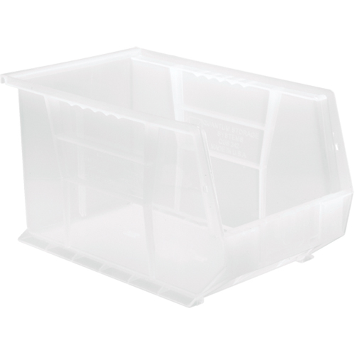 Bac transparent ultra empilable & suspendable, 8-1/4" la, 8" h x 13-5/8" p, Transparent M & M Nord Ouest Inc