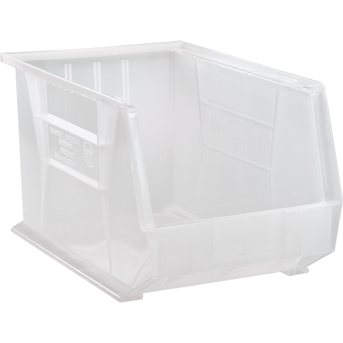 Clear-View Ultra Stack & Hang Bin, 11" W x 10" H x 18" D, Clear M & M Nord Ouest Inc