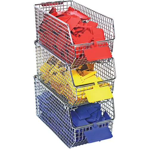 Wire Mesh Stack & Hang Bins M & M Nord Ouest Inc
