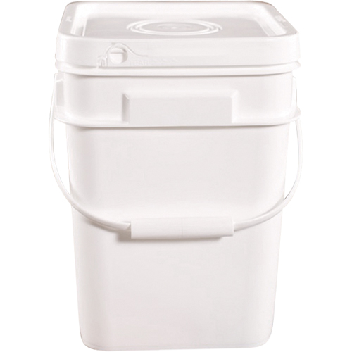 Seau carr&eacute;, Plastique, 4 gal. M & M Nord Ouest Inc