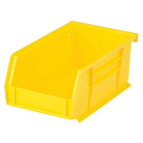 Bac empilable & &agrave; suspendre, 4-1/8" la, 3" h x 7-3/8" p, Jaune M & M Nord Ouest Inc