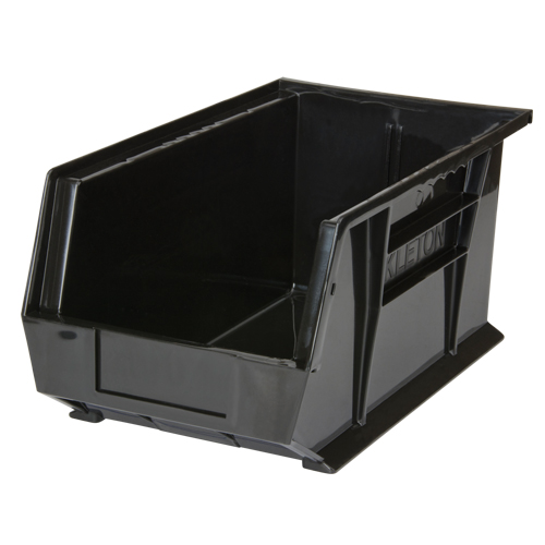 Bac empilable & &agrave; suspendre, 8-1/4" la, 7" h x 14-3/4" p, Noir M & M Nord Ouest Inc