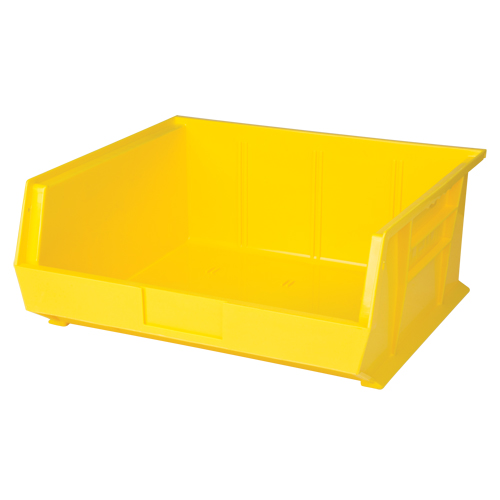 Stack & Hang Bin, 16-1/2" W x 7" H x 14-3/4" D, Yellow M & M Nord Ouest Inc