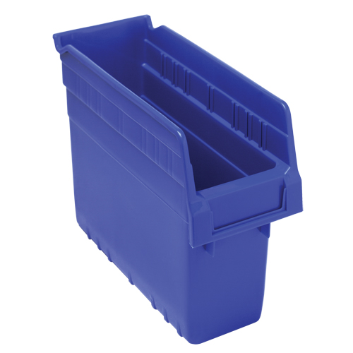 Bacs pour &eacute;tag&egrave;re Store-Max, 4-3/8" la x 8" H x 11-5/8" p, Bleu, Capacit&eacute; 44 lb M & M Nord Ouest Inc