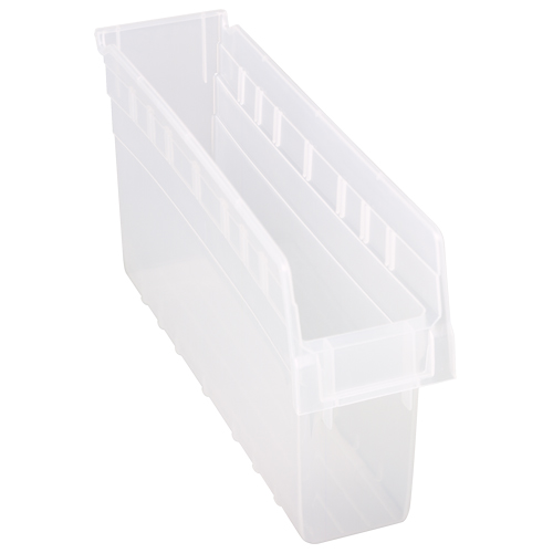Bacs pour &eacute;tag&egrave;re Store-Max, 4-3/8" la x 8" H x 17-7/8" p, Transparent, Capacit&eacute; 56 lb M & M Nord Ouest Inc