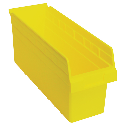 Bacs pour &eacute;tag&egrave;re Store-Max, 6-5/8" la x 8" H x 17-7/8" p, Jaune, Capacit&eacute; 56 lb M & M Nord Ouest Inc
