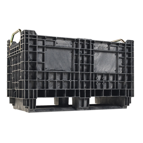 Heavy-Duty BulkTote&reg; Container, 30" L x 16" W x 19.2" H, Black M & M Nord Ouest Inc